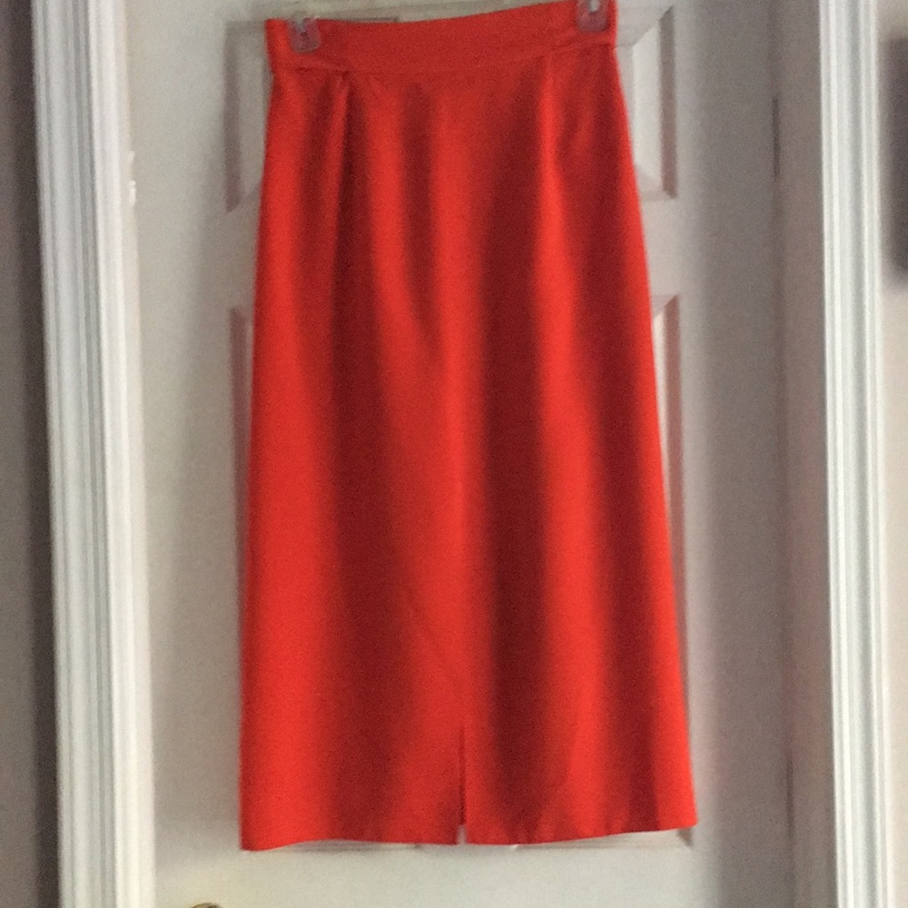 Orange skirt
